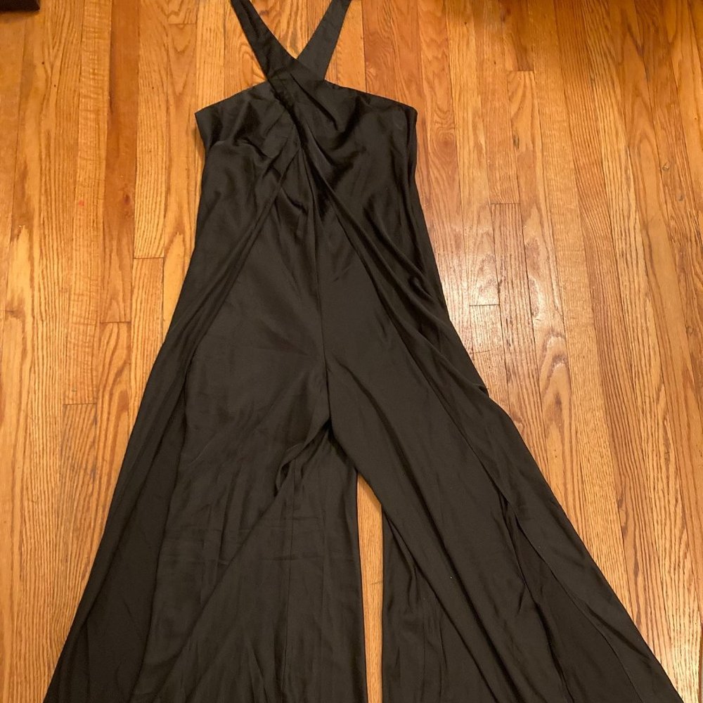 Why Dress Black Wide Leg Jumpsuit